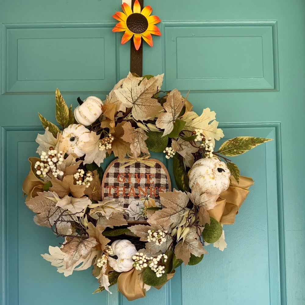 Beautiful Fall Wreath. New. Custom made. - Picture 2 of 2